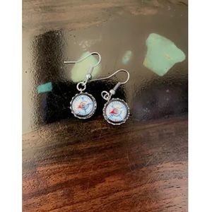 New Hand Crafted  Compass Earrings